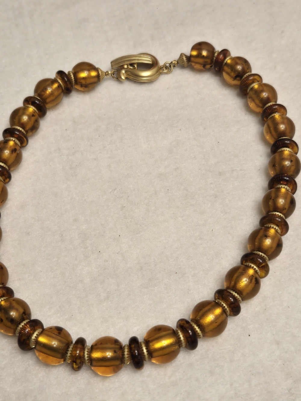 Givenchy Amber Glass Bead Necklace - Classic Women Jewelry - Picture 10 of 14